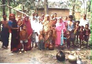 Arsenic free tube well at Betbariaia