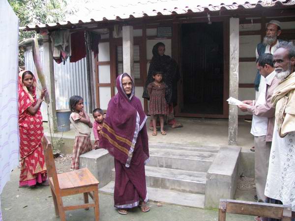 present Asmani at new house