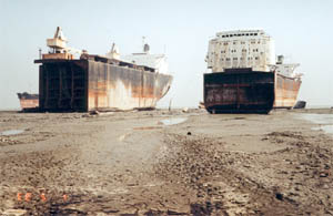 ship wrecking
industry