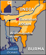 flood water from ne- flows to Bangladesh