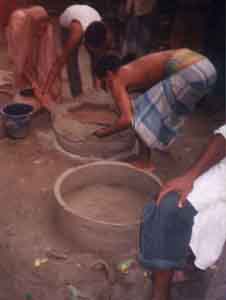 preparation of terracotta rings