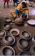 Clay potter from Madavpur