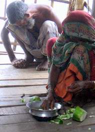 Floods swept away Masuma's home, and her sister's baby