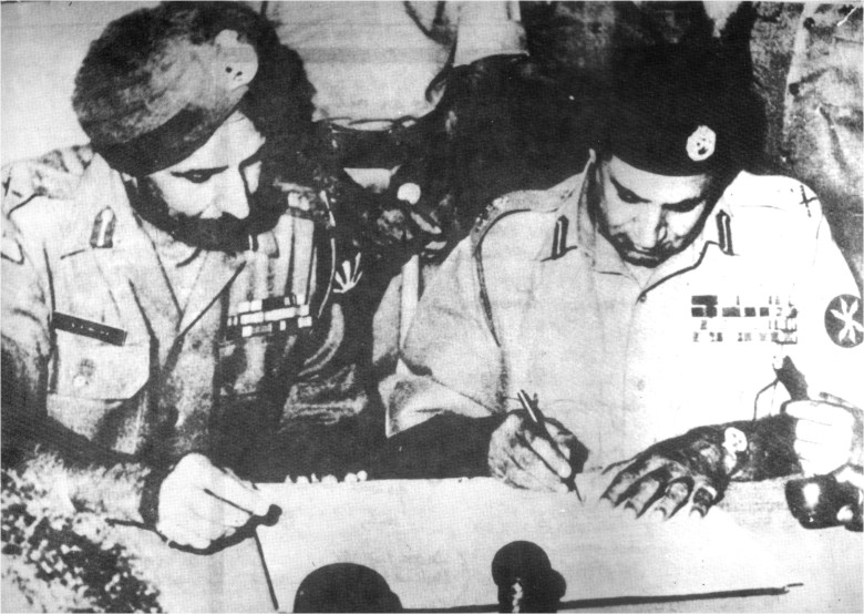 surrender of pakistan army
